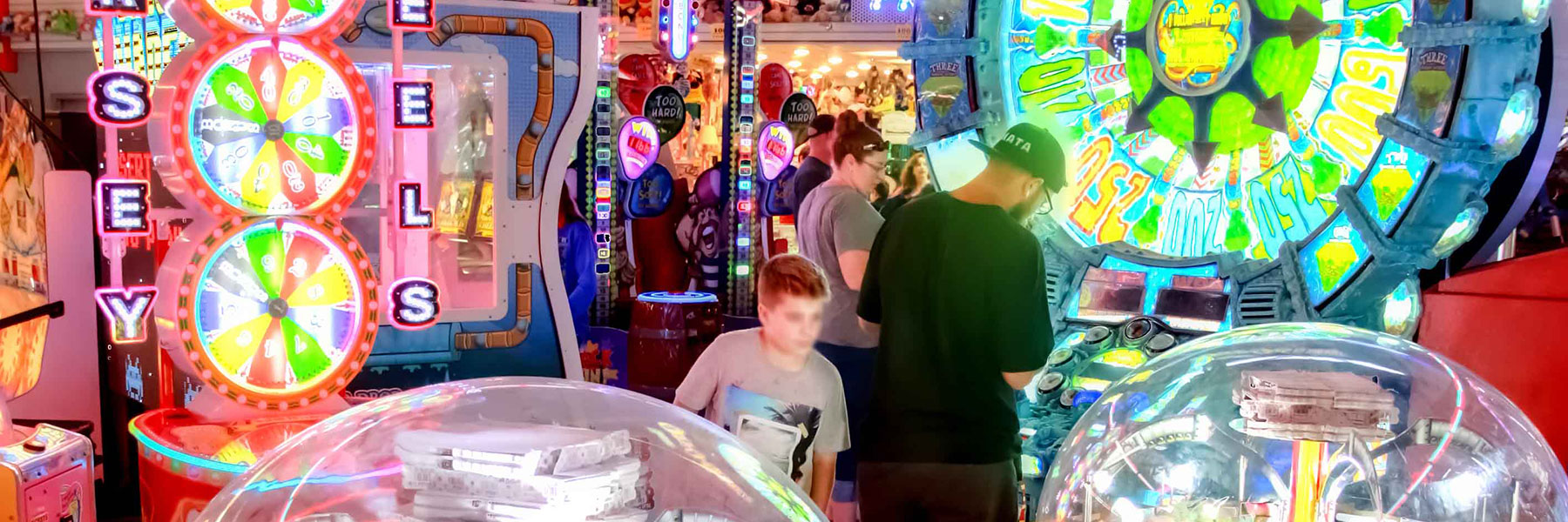Center Aisle | Arcade Banner | Palace Playland | Old Orchard Beach, ME Center Aisle | Arcade Banner